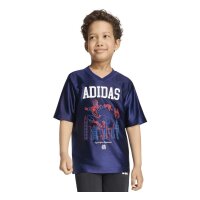 adidas Marvel Spider-Man T-Shirt Kinder - dkblue/white
