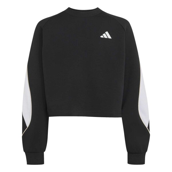 adidas Stadium Sweatshirt Kinder - black/owhite