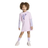 adidas LS Tee Kleid Kinder - orcfus/owhite