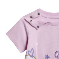 adidas Shorts Tee Set Baby - orcfus/lpurpl