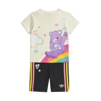 adidas Shorts Tee Set Baby - owhite/black