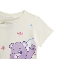 adidas Shorts Tee Set Baby - owhite/black