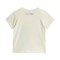 adidas Shorts Tee Set Baby - owhite/black
