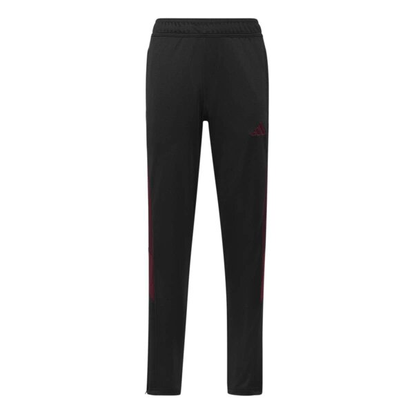 adidas Tiro ES lange Hose Kinder - black/maroon/maroon
