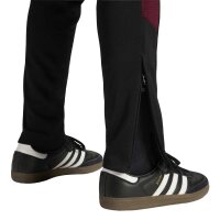 adidas Tiro ES lange Hose Kinder - black/maroon/maroon