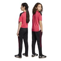 adidas Tiro ES lange Hose Kinder - black/maroon/maroon