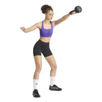 adidas Optimé Workout 3-Stripes Support Sport BH Damen - purpur/cpurpl