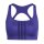 adidas Optimé Workout 3-Stripes Support Sport BH Damen - purpur/cpurpl