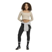 adidas Rib Leggings Kinder - black