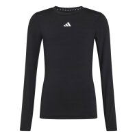 adidas TF langarm Shirt Kinder - black/white