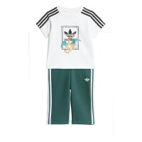 adidas Tee Set Baby - white/cgreen