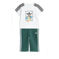 adidas Tee Set Baby - white/cgreen