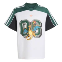 adidas T-Shirt Kinder - white/cgreen
