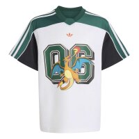 adidas T-Shirt Kinder - white/cgreen