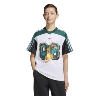 adidas T-Shirt Kinder - white/cgreen