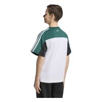 adidas T-Shirt Kinder - white/cgreen