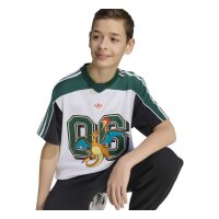 adidas T-Shirt Kinder - white/cgreen
