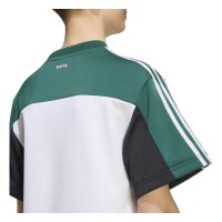 adidas T-Shirt Kinder - white/cgreen