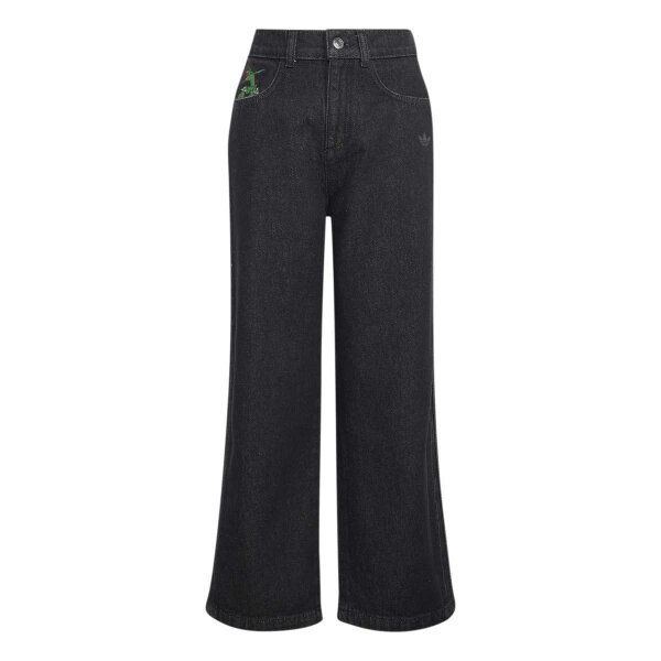 adidas LO Denim lange Hose Kinder - black