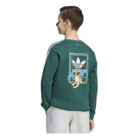 adidas Loose Sweatshirt Kinder - cgreen