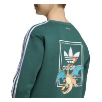 adidas Loose Sweatshirt Kinder - cgreen