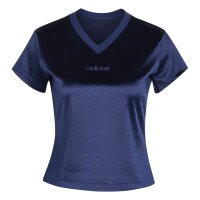 adidas Satin T-Shirt Damen - dkblue