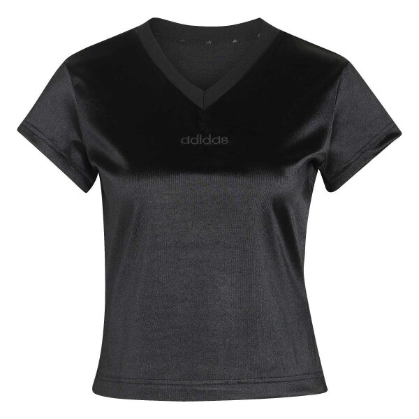 adidas Satin T-Shirt Damen - black