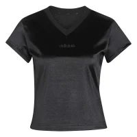 adidas Satin T-Shirt Damen - black