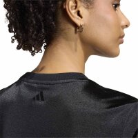 adidas Satin T-Shirt Damen - black