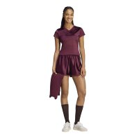 adidas Satin T-Shirt Damen - maroon