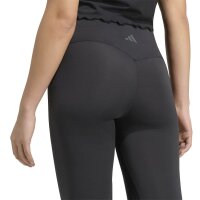 adidas 3 Stripes Studio All ME Flare X-Over Leggings Damen - black