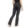 adidas 3 Stripes Studio All ME Flare X-Over Leggings Damen - black