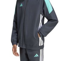 adidas Tiro ES Kapuzenjacke Kinder - ntgrey/minrus/white