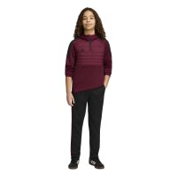 adidas Tiro ES Winpnty lange Hose Kinder - black/maroon/maroon