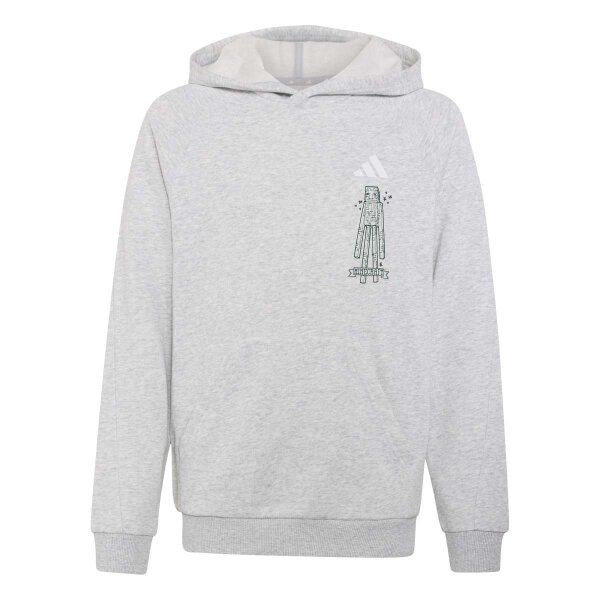 adidas Minecraft Training Hoodie Kinder - lgreyh/white