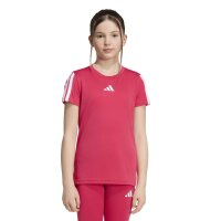 adidas Train Essentials 3-Stripes T-Shirt Kinder - powpnk/white