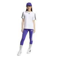 adidas Train Essentials 3-Stripes Leggings Kinder - purpur/white