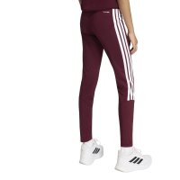 adidas Train Essentials 3-Stripes Leggings Kinder - maroon/white