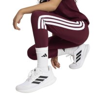adidas Train Essentials 3-Stripes Leggings Kinder - maroon/white