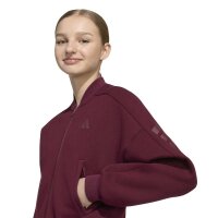 adidas Future Icons 3 Stripes Full Zip Trainingsjacke Kinder - maroon/maroon