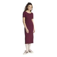 adidas AK SL Rib Dre Kleid Damen - maroon/maroon