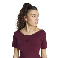 adidas AK SL Rib Dre Kleid Damen - maroon/maroon