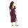 adidas AK SL Rib Dre Kleid Damen - maroon/maroon