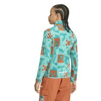 adidas MC Multi Full-Zip Fleece Jacke Kinder - stfaoc/eqtgrn/foxora