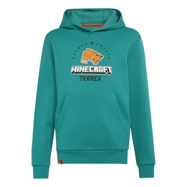 adidas Minecraft Terrex Hoodie Kinder - eqtgrn