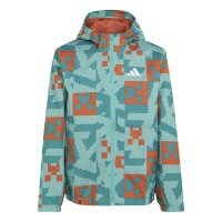 adidas Minecraft Terrex 2 Layer Climaproof Rain Jacken...