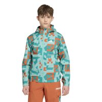 adidas Minecraft Terrex 2 Layer Climaproof Rain Jacken Kinder - stfaoc/eqtgrn/foxora