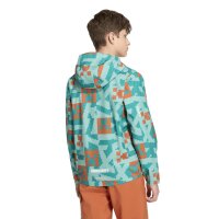 adidas Minecraft Terrex 2 Layer Climaproof Rain Jacken Kinder - stfaoc/eqtgrn/foxora