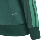 adidas Seasonal Essentials Tiberio 3 Stripes Tricot Trainingsanzug Kinder - cgreen/cougrn