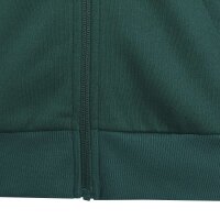 adidas Seasonal Essentials Tiberio 3 Stripes Fleece Trainingsanzug Kinder - cgreen/cougrn/white